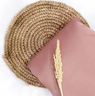 Kerudung Satin Premium Rosegold